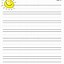 Image result for Free Printable Lined Paper Kids