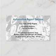 Image result for Auto Repair Shop Great Business Cards