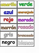 Image result for Color ES En Español Acitividad