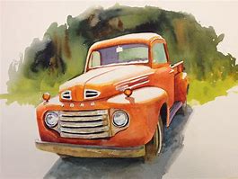 Image result for Old Ford Truck Paintings