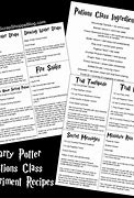 Image result for All Potions Craftinf Recipe