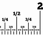 Image result for Inch Ruler Markings