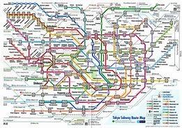 Image result for Tokyo Subway Map Easy