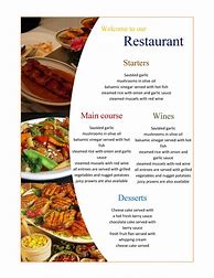 Image result for Downloadable Menu Templates Free