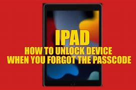 Image result for What If Forgot iPad Passcode