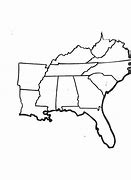 Image result for Southeastern States Map Blank