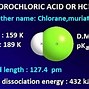 Image result for Chemical Formula for Hydrochloric Acid