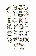 Image result for Rose Alphabet Letters