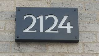 Image result for Building Number Signs