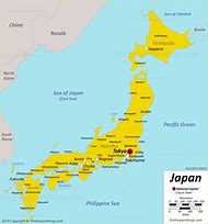 Image result for Printable Map Japan