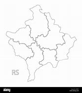 Image result for Serbia and Kosovo Map Drawing
