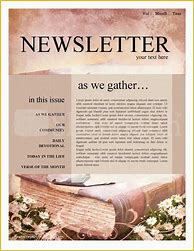 Image result for Printable Church Newsletter Templates