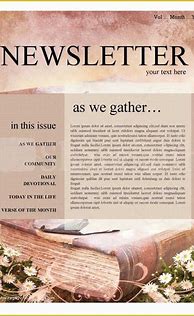 Image result for Church Newsletter Template Free Printable
