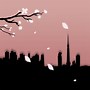Image result for Tokyo Skyline Art