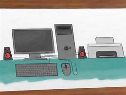 Image result for Easy Drawing of Computer