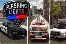 Image result for Flashing Lights Police Fire EMS