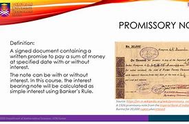 Image result for Sample Promissory Note Form Template