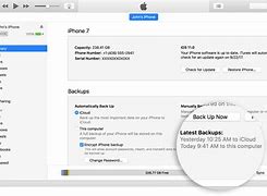Image result for iPhone Backup via iTunes