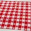 Image result for Red White Tablecloth