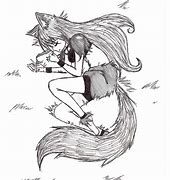 Image result for Anime Boy with Wolf Ears and Tail