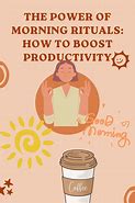 Image result for Morning Routine for Productivity