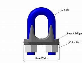 Image result for Clip Wire Rope 1In