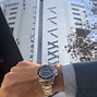 Image result for Rolex Submariner Yellow Rolesor Blue On Wrist