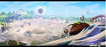 Image result for Fortnite Zero Point in Desert Wallpaper