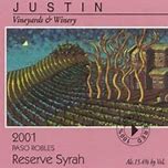 Image result for Justin Syrah Reserve