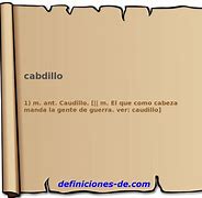 Image result for cabdillo