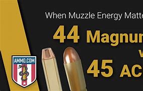 Image result for 44 Mag vs 45ACP