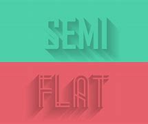 Image result for Semi Flat Design