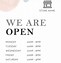 Image result for Office Hours This Week Template