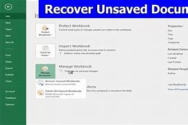 Image result for Excel Retrieve Unsaved File