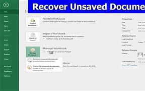Image result for How Do You Recover an Excel File