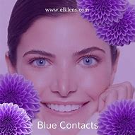 Image result for Dark Blue Contact Lenses
