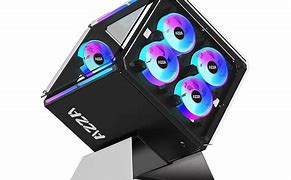 Image result for Tempered Glass Cube PC Case