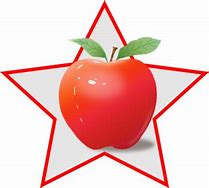 Image result for Apple with Star in the Middle Clip Art