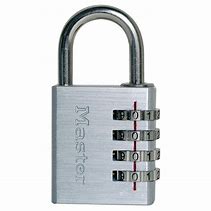 Image result for Open Shackle Master Combination Padlock