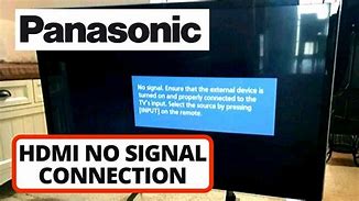 Image result for Panasonic 20 Inch TV No Signal