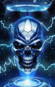 Image result for Gaming Blue Skull Wallpaper