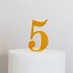 Image result for Red Ombre Number 5 Cake Topper