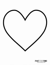 Image result for Blank Heart Printable