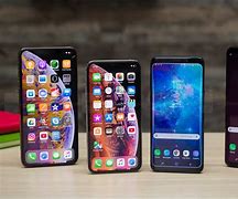 Image result for iPhone vs Samsung S9 X Plus