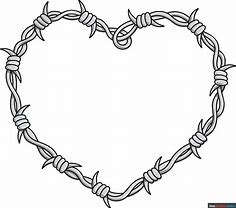 Image result for Broken Heart Barbed Wire