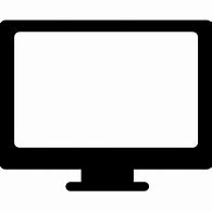 Image result for Flat TV Icon