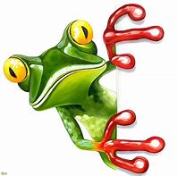 Image result for Cute Frog Paintings