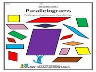 Image result for Parallelogram Worksheet