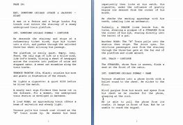 Image result for Screenplay Format Fade in or Not