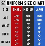Image result for Youth Small Jersey Size Chart